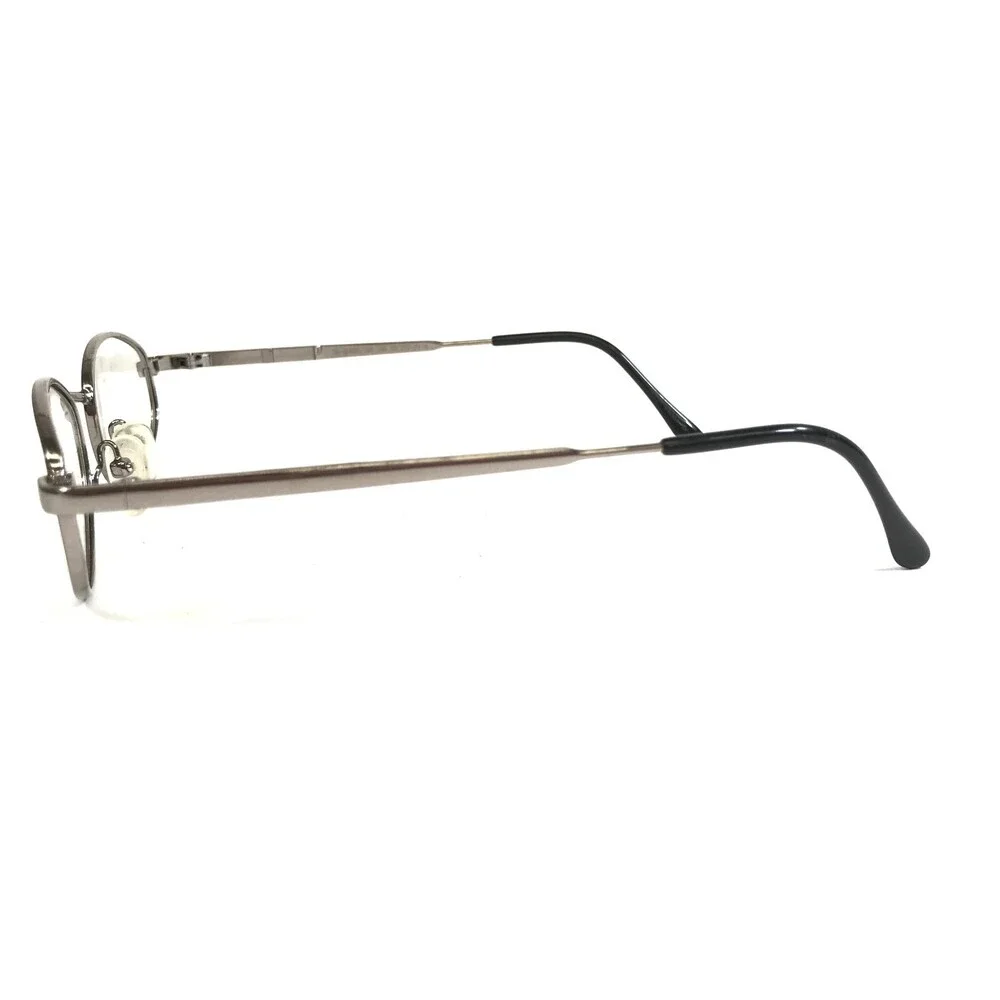 OnGuard Safety Eyeglasses Frames OG-093 Shiny Silver Round Z87-2+ 48-21-125